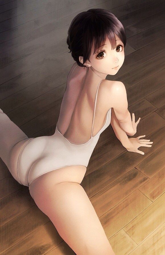 Why is a girl's ass so much so big? 2D erotic image of a girl who has a butt that becomes just by looking at it 10
