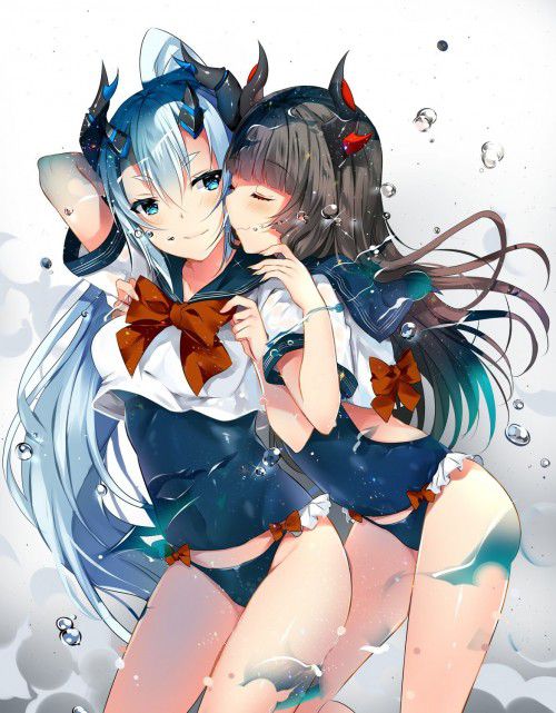 Erotic anime summary Erotic image [secondary erotic] that lesbian beautiful girls are densely intertwined 10