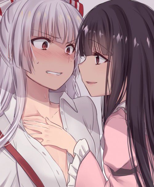 Erotic anime summary Erotic image [secondary erotic] that lesbian beautiful girls are densely intertwined 16