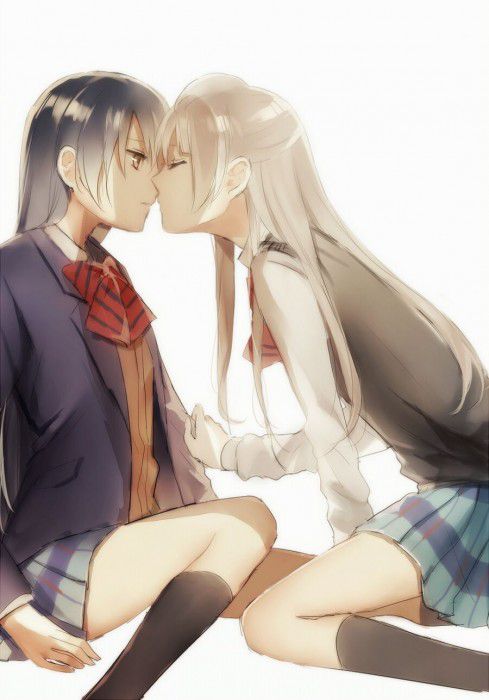Erotic anime summary Erotic image [secondary erotic] that lesbian beautiful girls are densely intertwined 31