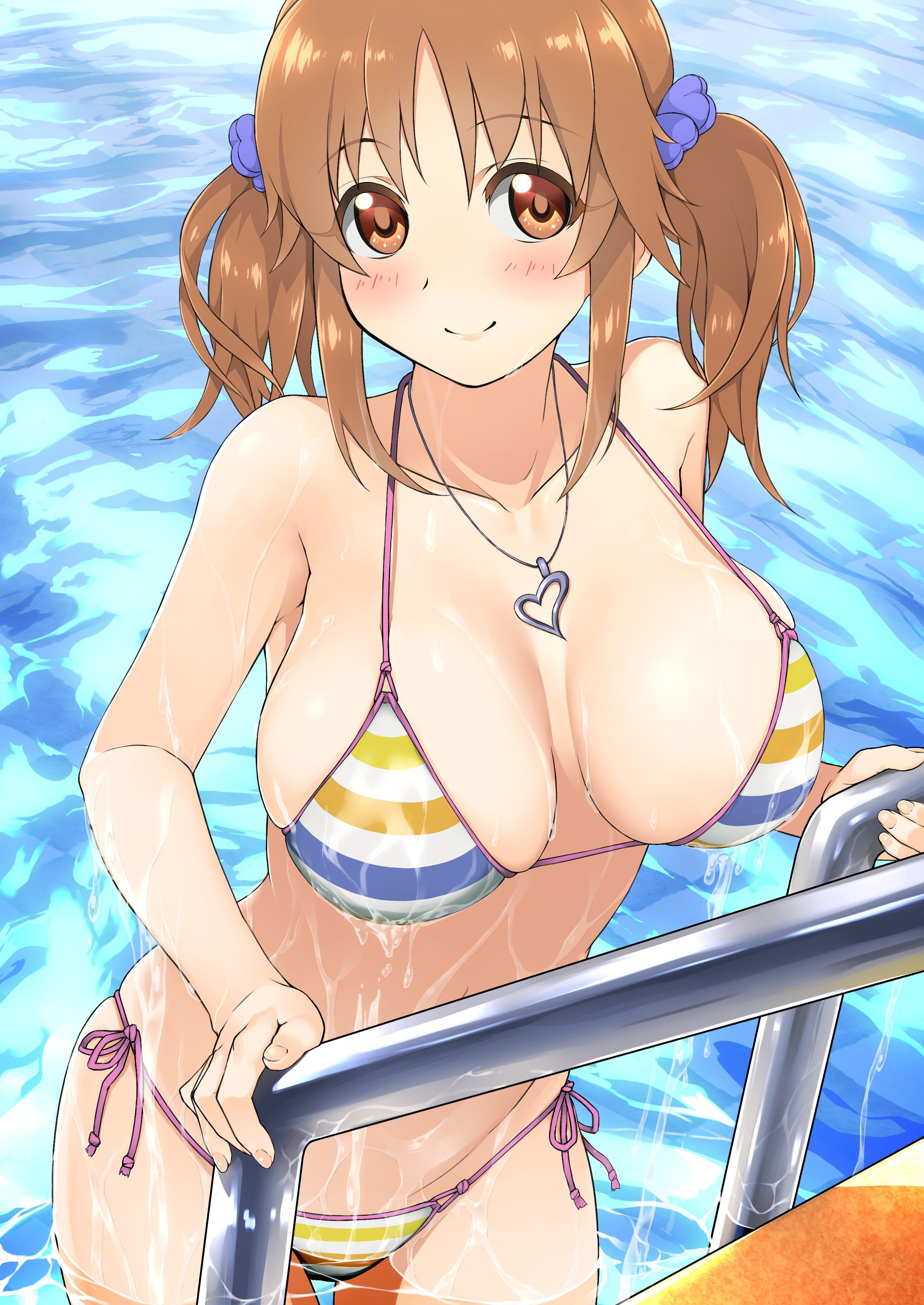 Swimming swimsuits are good, but sometimes ordinary bikinis and sukusui are also good! 2D erotic image called 11
