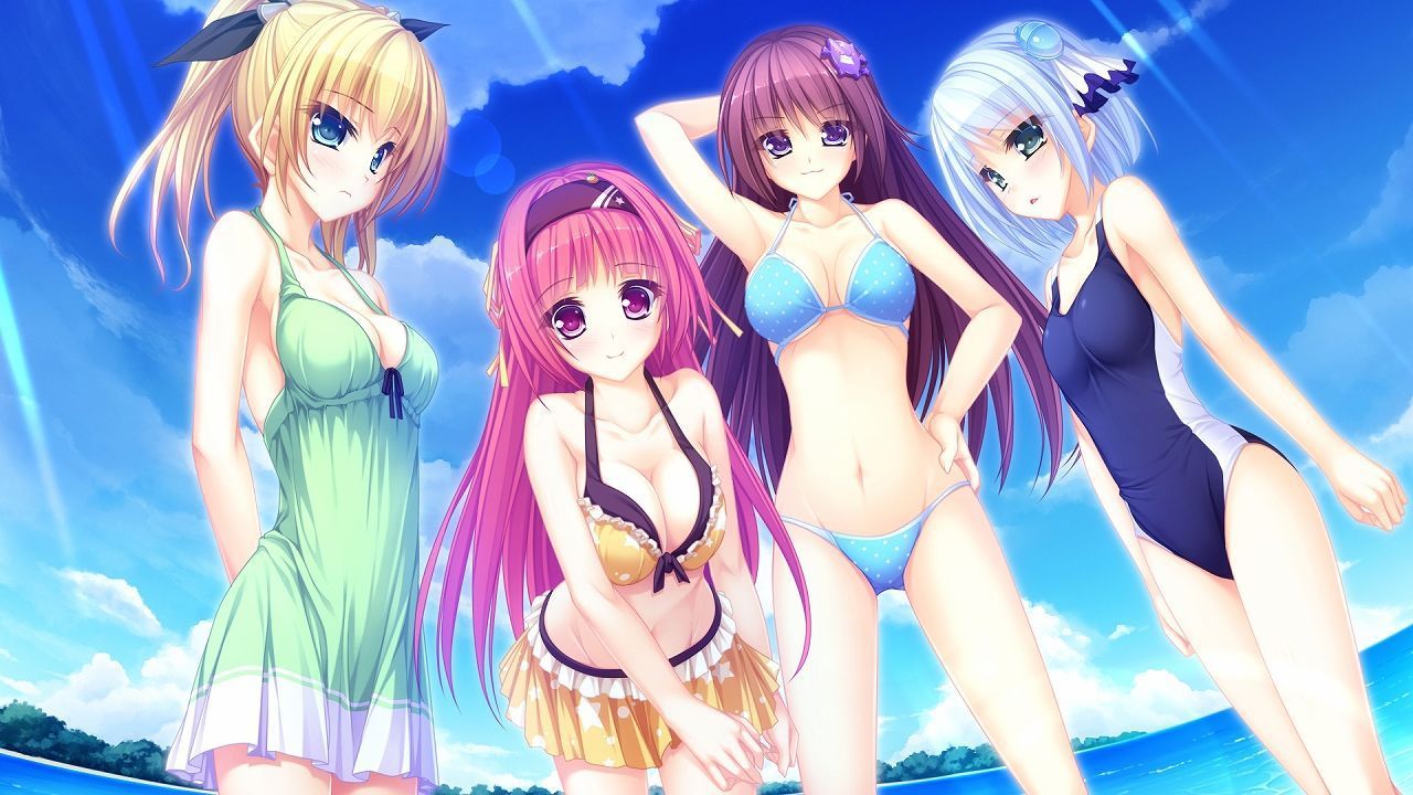 Swimming swimsuits are good, but sometimes ordinary bikinis and sukusui are also good! 2D erotic image called 15