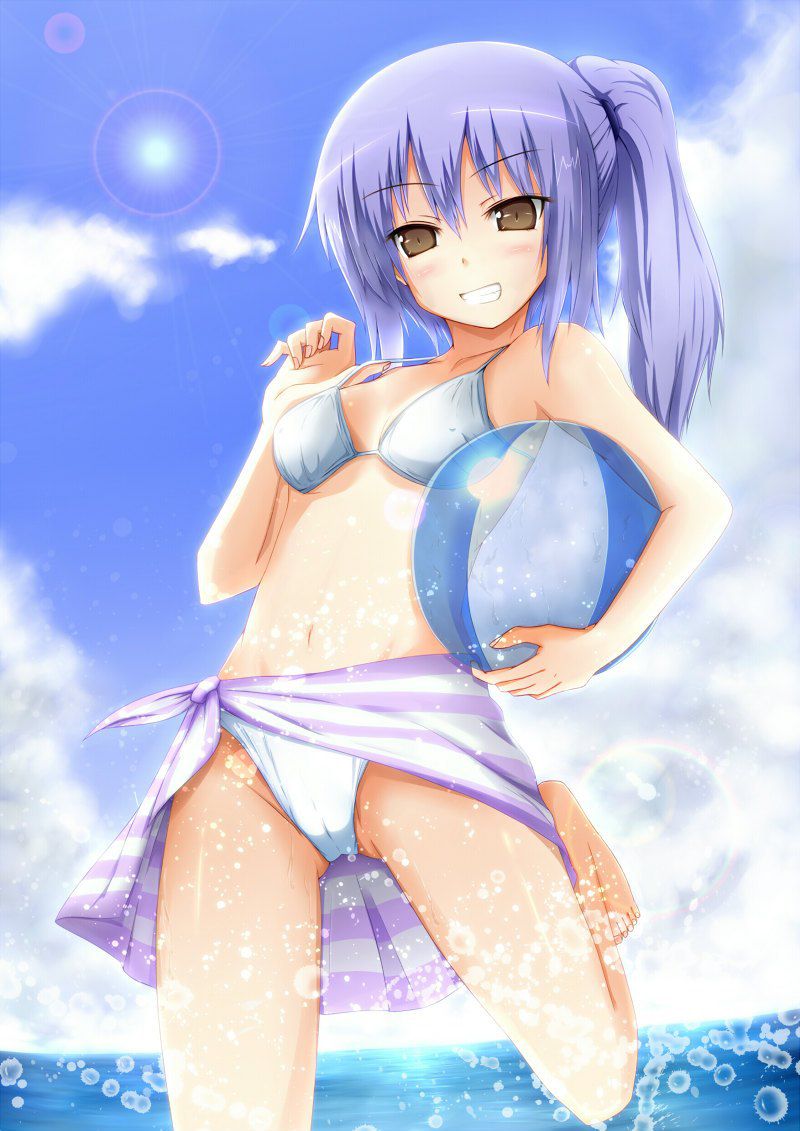 Swimming swimsuits are good, but sometimes ordinary bikinis and sukusui are also good! 2D erotic image called 18
