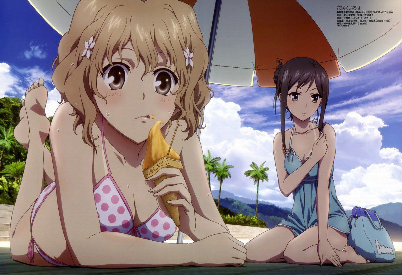 Swimming swimsuits are good, but sometimes ordinary bikinis and sukusui are also good! 2D erotic image called 28