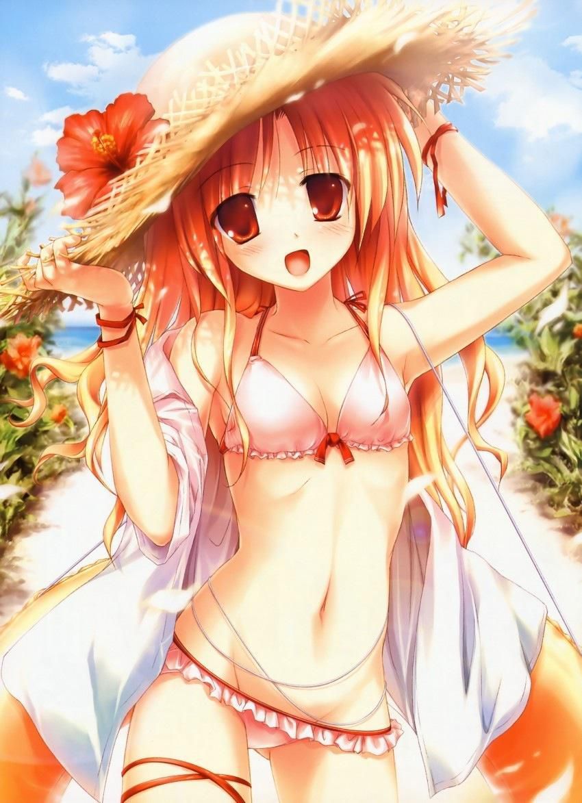 Swimming swimsuits are good, but sometimes ordinary bikinis and sukusui are also good! 2D erotic image called 29