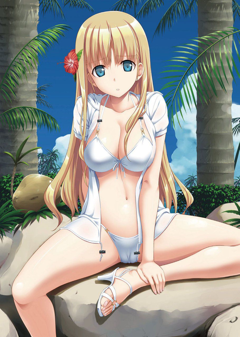 Swimming swimsuits are good, but sometimes ordinary bikinis and sukusui are also good! 2D erotic image called 33
