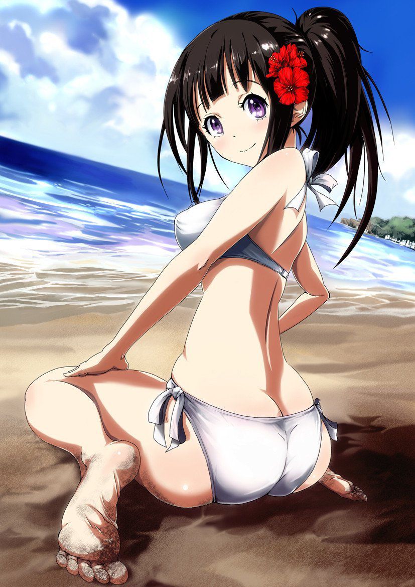Swimming swimsuits are good, but sometimes ordinary bikinis and sukusui are also good! 2D erotic image called 45