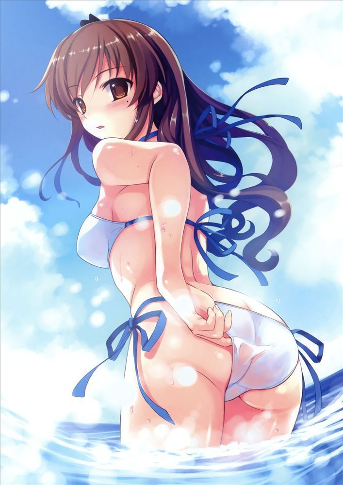 Swimming swimsuits are good, but sometimes ordinary bikinis and sukusui are also good! 2D erotic image called 47