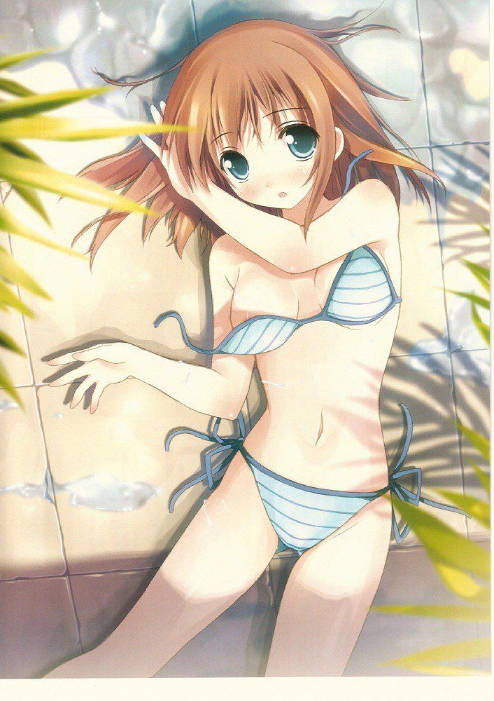 Swimming swimsuits are good, but sometimes ordinary bikinis and sukusui are also good! 2D erotic image called 5