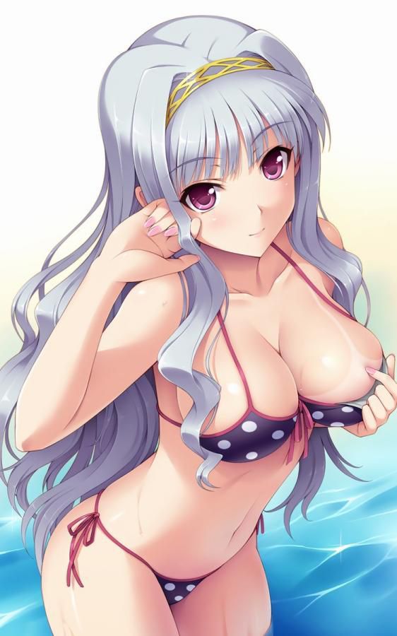 Swimming swimsuits are good, but sometimes ordinary bikinis and sukusui are also good! 2D erotic image called 51