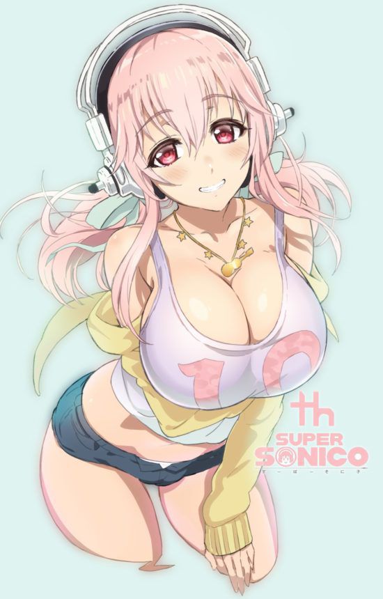 It is an erotic image of a super sonico child! 12