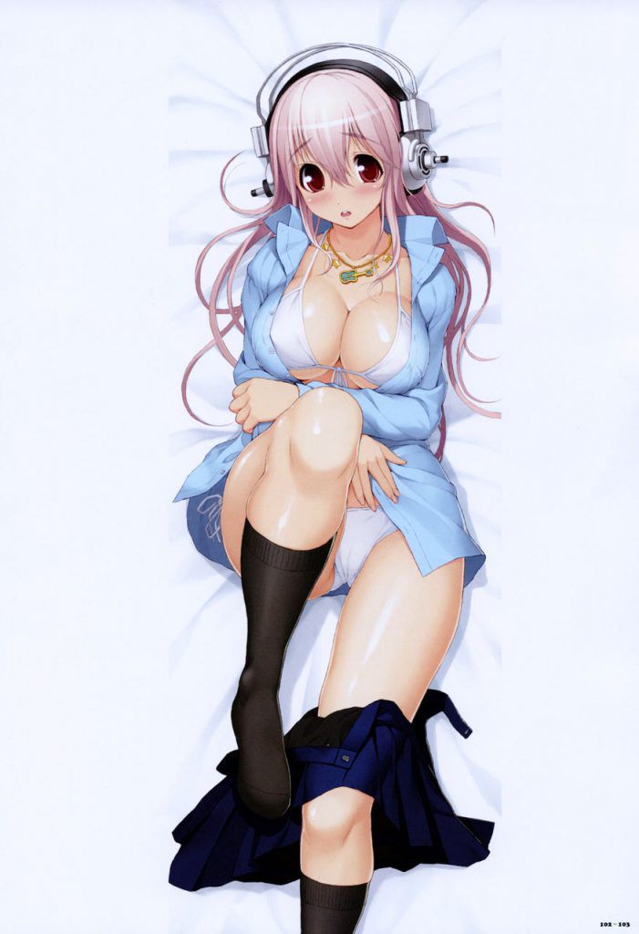 It is an erotic image of a super sonico child! 4