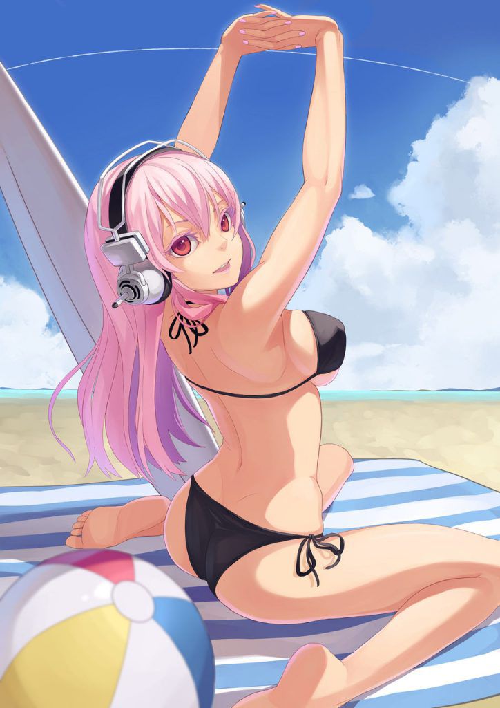 It is an erotic image of a super sonico child! 9