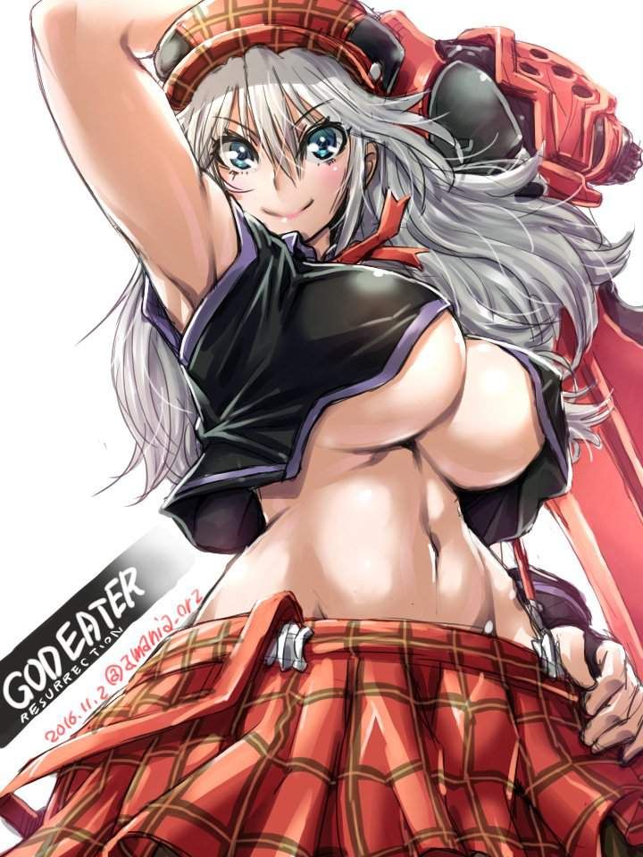 Alisa's erotic secondary erotic images are full boobs! 【God Eater】 7