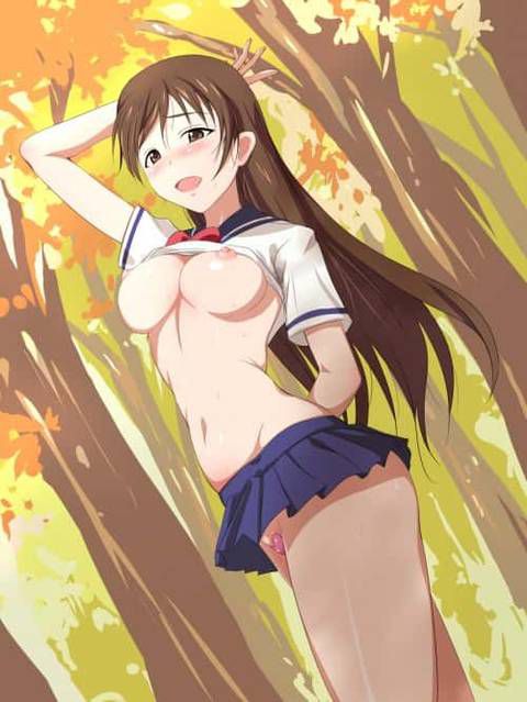 Idol Master: A simple secondary erotic image collection that can be immediately nun of Minami Nitta 4