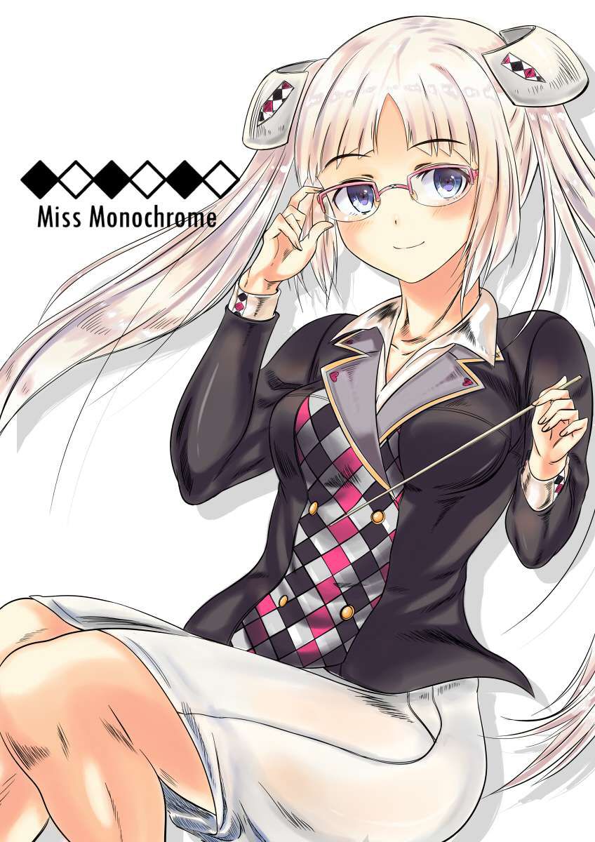 Review the erotic images of Miss Monochrome 20