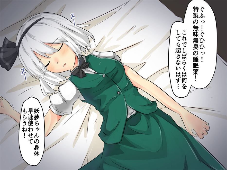 【Tougata Project】 Erotic image that sticks through with the etch of The Soul Youmu 7