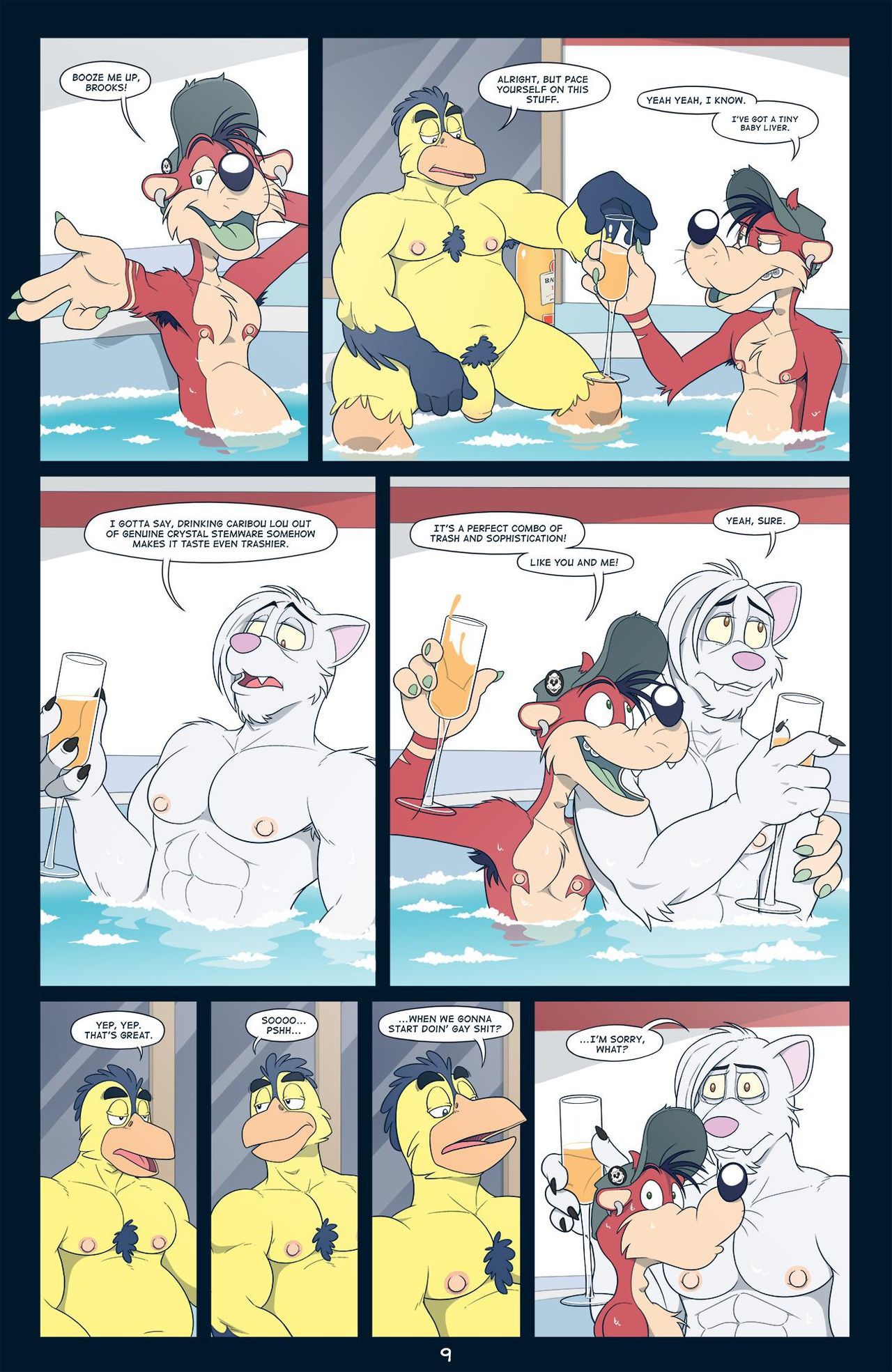 [Anti Developmnt]Naked Hot Tub Party (ONGOING) 9