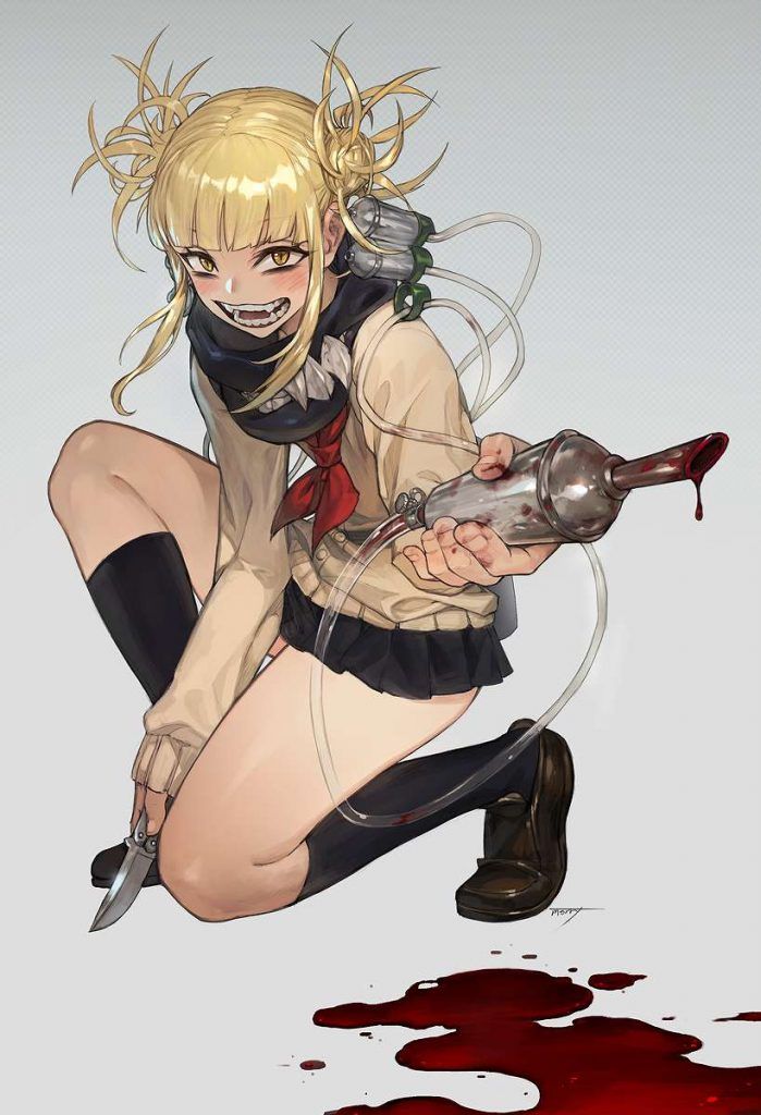 【My Hero Academia Erotic Image】 The secret room for those who want to see Toga Himiko's ahe face is here! 16