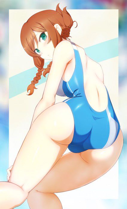 Erotic anime summary Beautiful girls wearing pitch pichi's Doeloy swimsuit [secondary erotic] 25