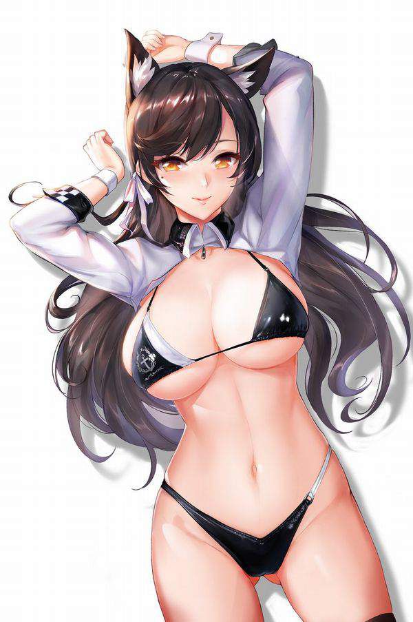 【Secondary erotic】 Here is the erotic image of girls wearing black bikinis 14
