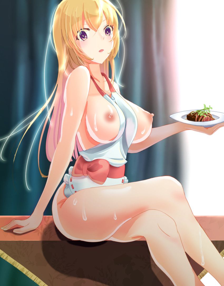 【Secondary Erotic】"Rice? Or me?" he said. Erotic image summary of a girl who is seduced by a naked apron 7
