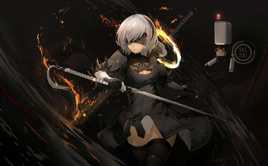 [NieR Automata] 2B intense erotic and saddle saddle secondary erotic image summary 7