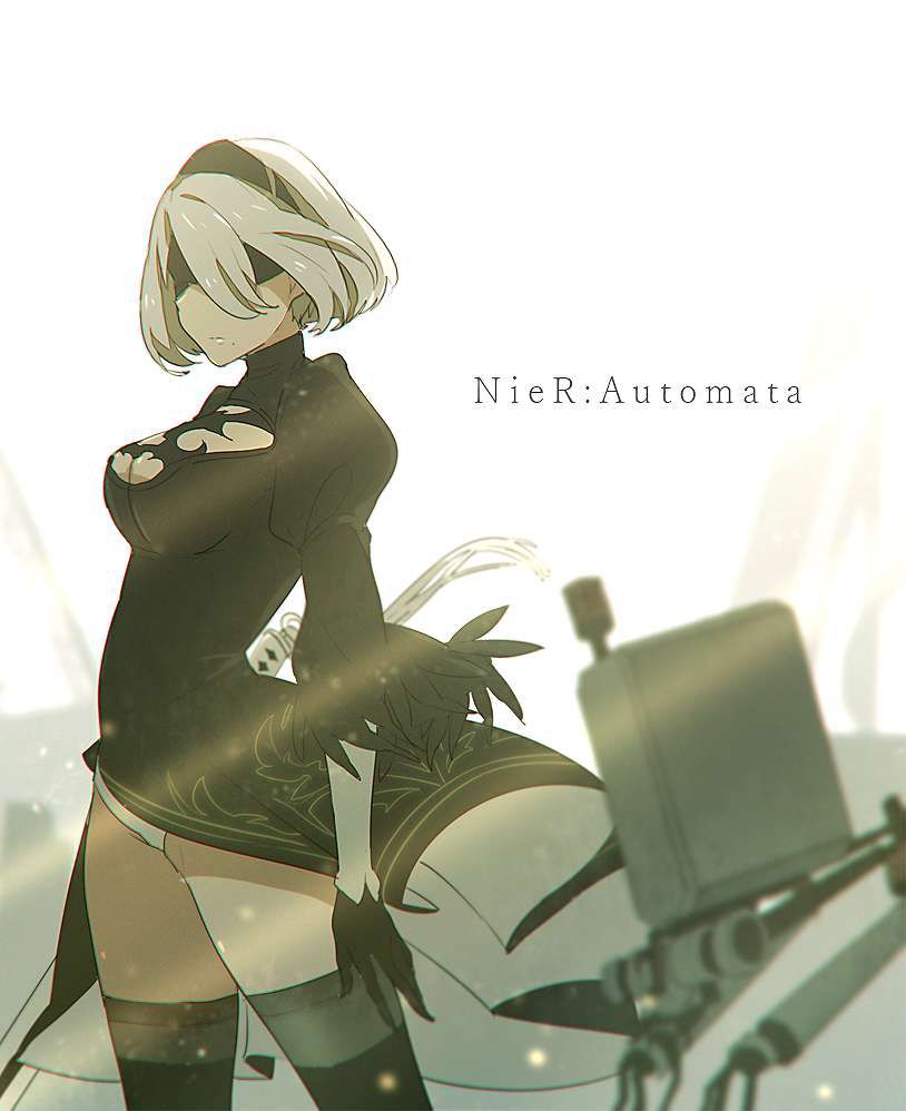 [NieR Automata] 2B intense erotic and saddle saddle secondary erotic image summary 8