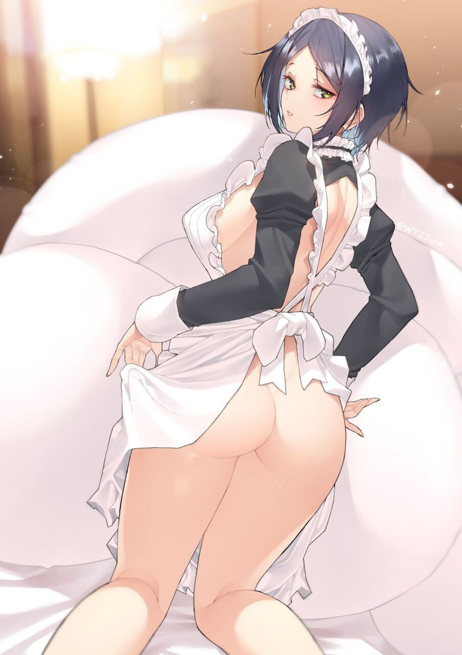 【Maid】If you ask with all your might, put a maid who seems to be OK at night 9