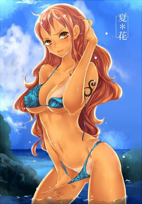 One piece Nami's intense erotic and saddle saddle secondary erotic image summary 20