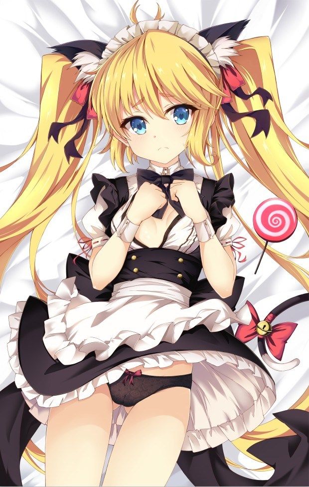 Two-dimensional erotic image that I want such a cute maid to nurse variously because I am not physically ill 25