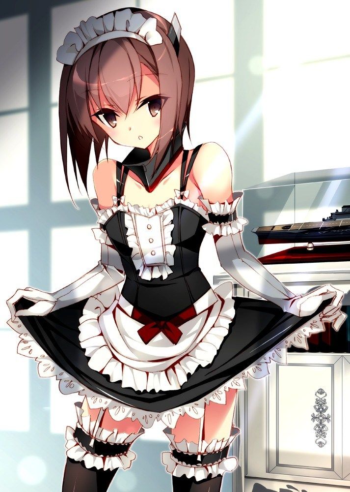 Two-dimensional erotic image that I want such a cute maid to nurse variously because I am not physically ill 28