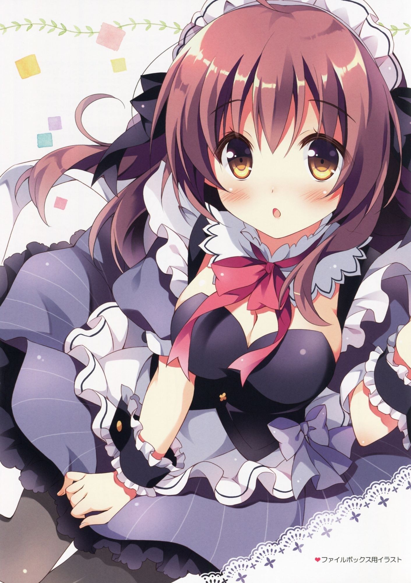 Two-dimensional erotic image that I want such a cute maid to nurse variously because I am not physically ill 6
