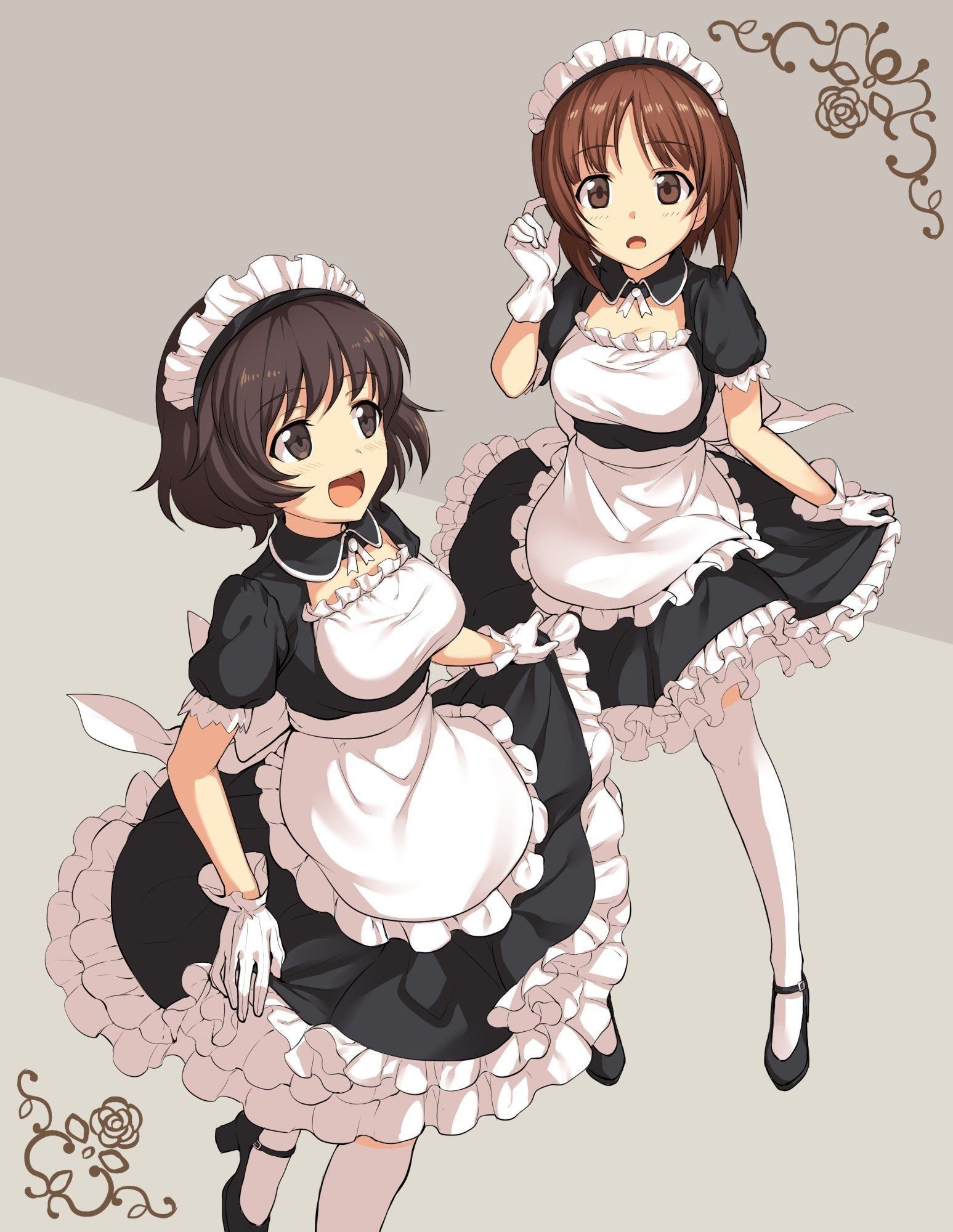 Two-dimensional erotic image that I want such a cute maid to nurse variously because I am not physically ill 9