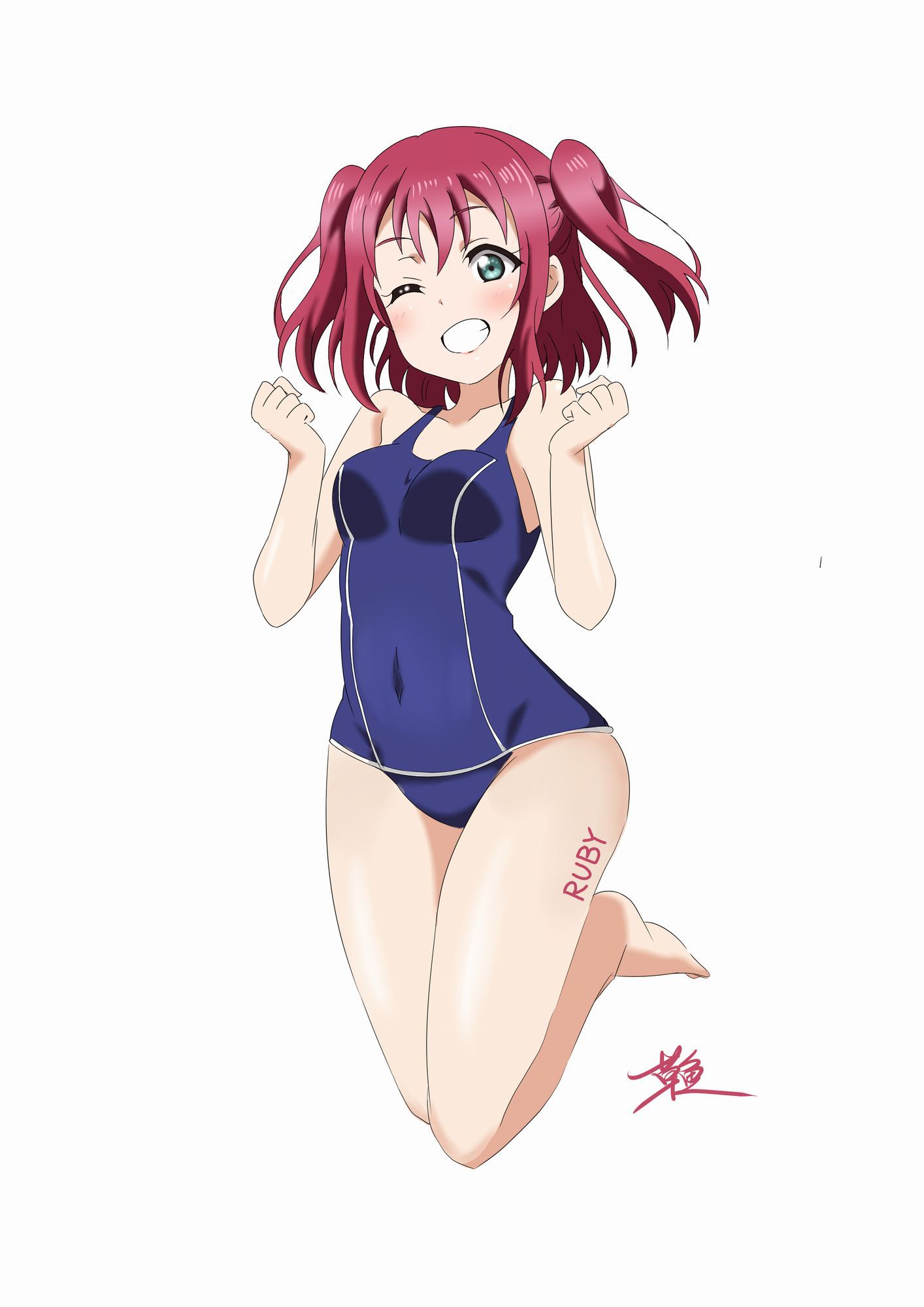 [Love Live! ] Sunshine!!] Kurosawa Ruby's intense erotic and saddle saddle secondary erotic image summary 14