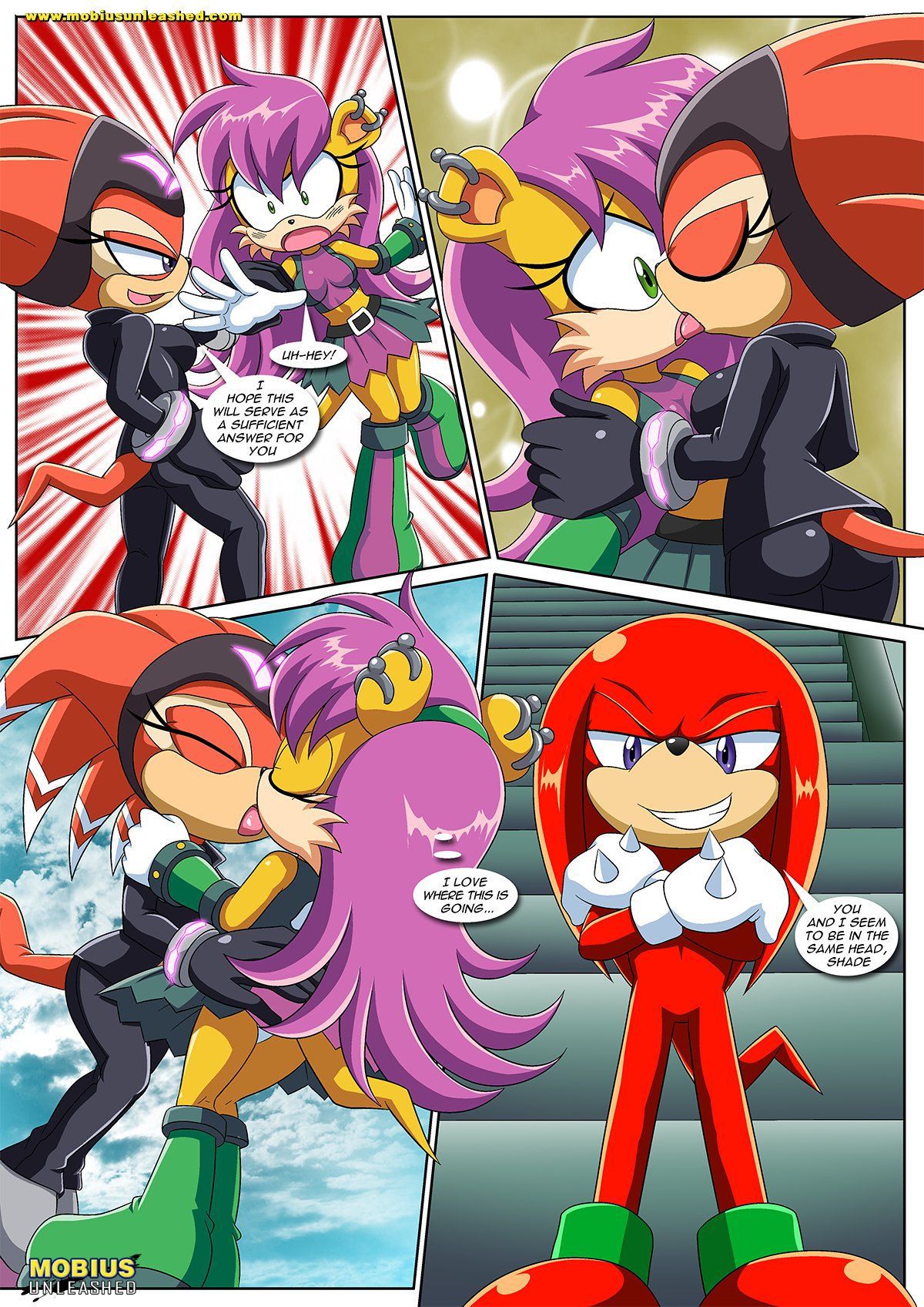 Sonic xxx project sex comics (1-4) 100