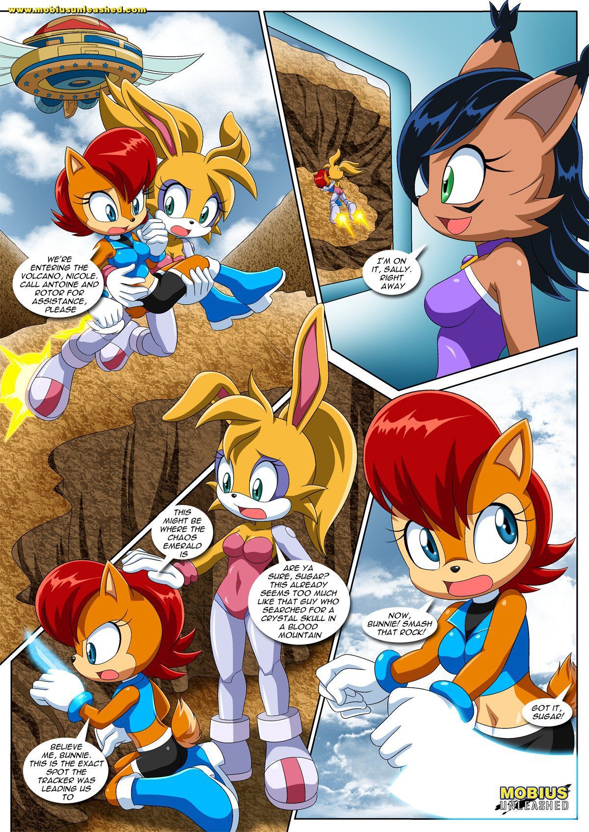 Sonic xxx project sex comics (1-4) 105