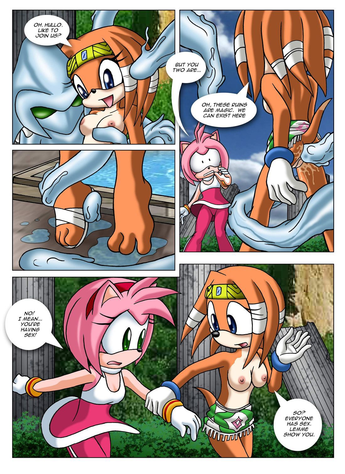 Sonic xxx project sex comics (1-4) 30