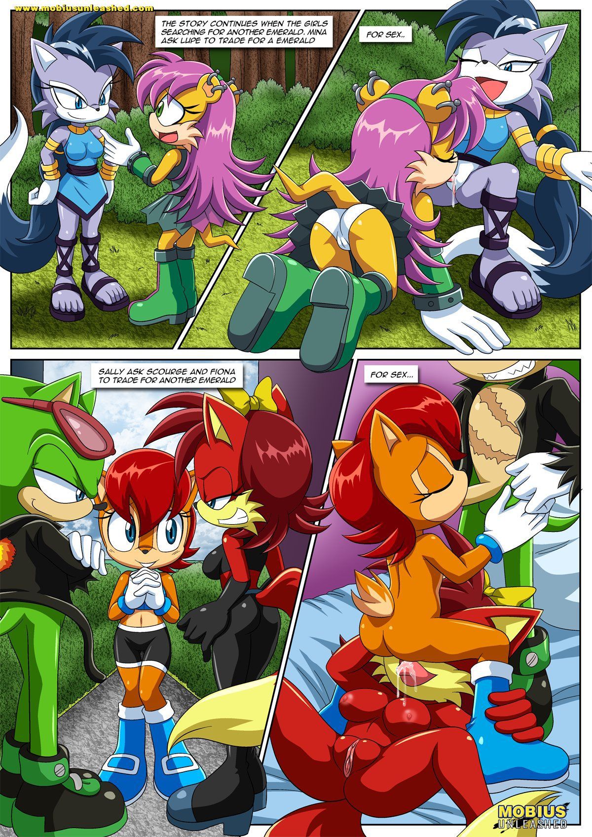 Sonic xxx project sex comics (1-4) 4