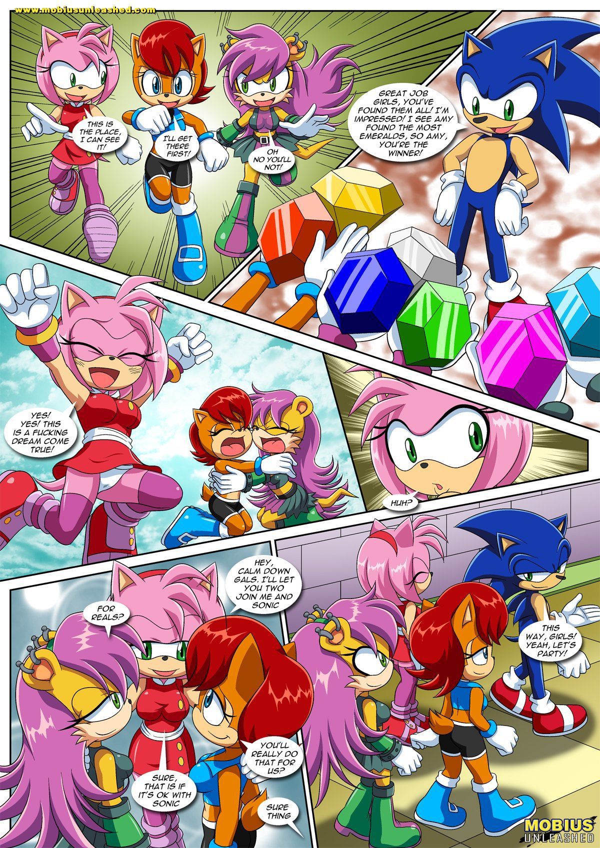 Sonic xxx project sex comics (1-4) 6
