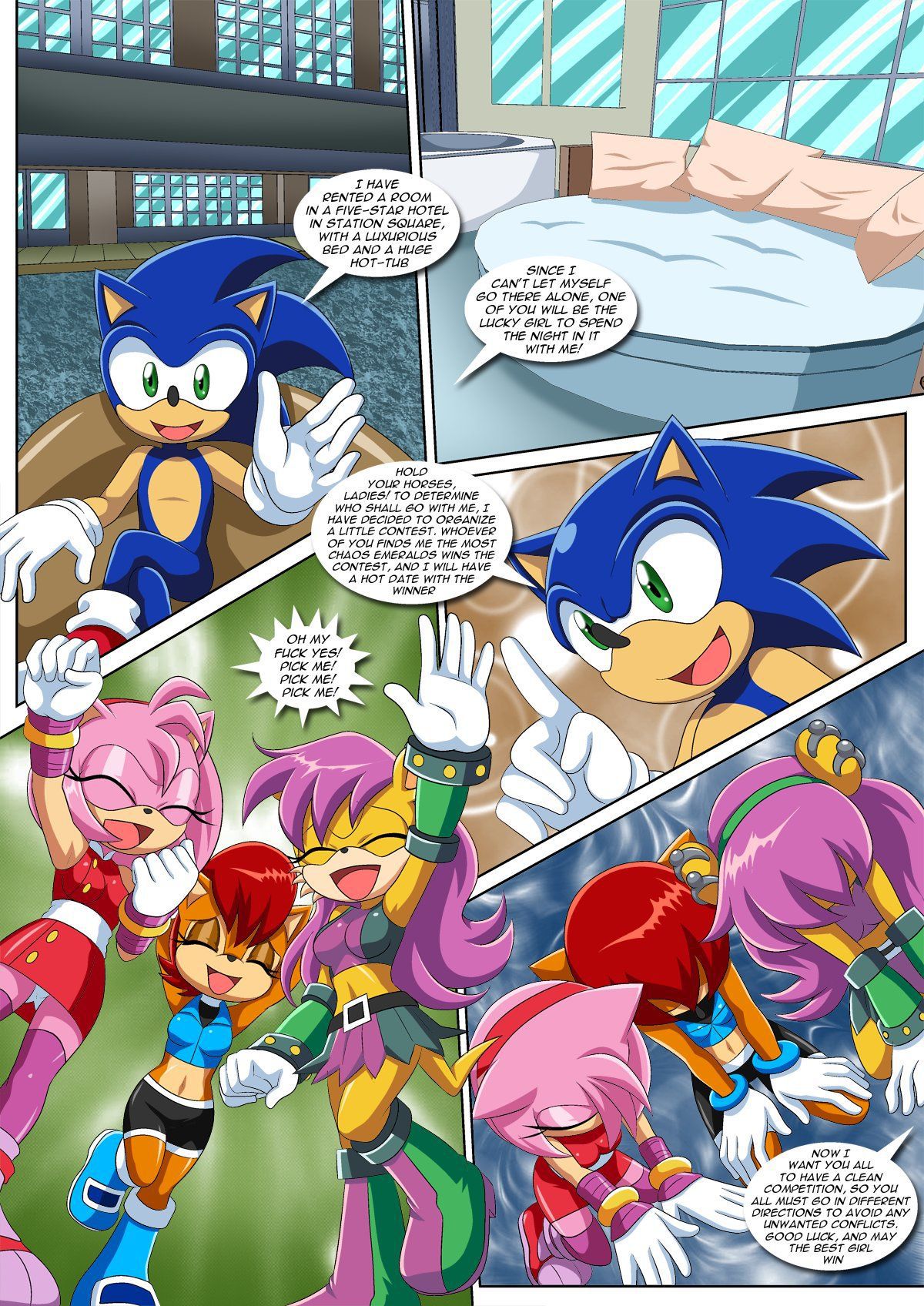 Sonic xxx project sex comics (1-4) 90