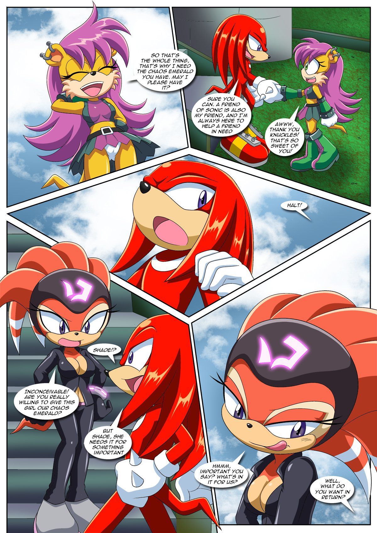 Sonic xxx project sex comics (1-4) 98