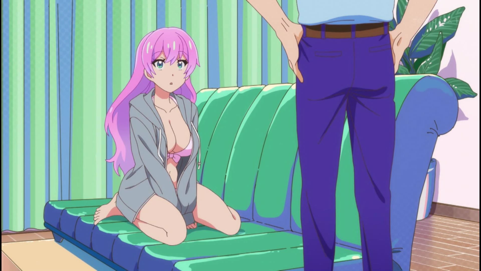 Anime "More than a couple, less than a lover." in episode 9, girls' erotic swimsuit cowgirl and erotic facial scenes 14