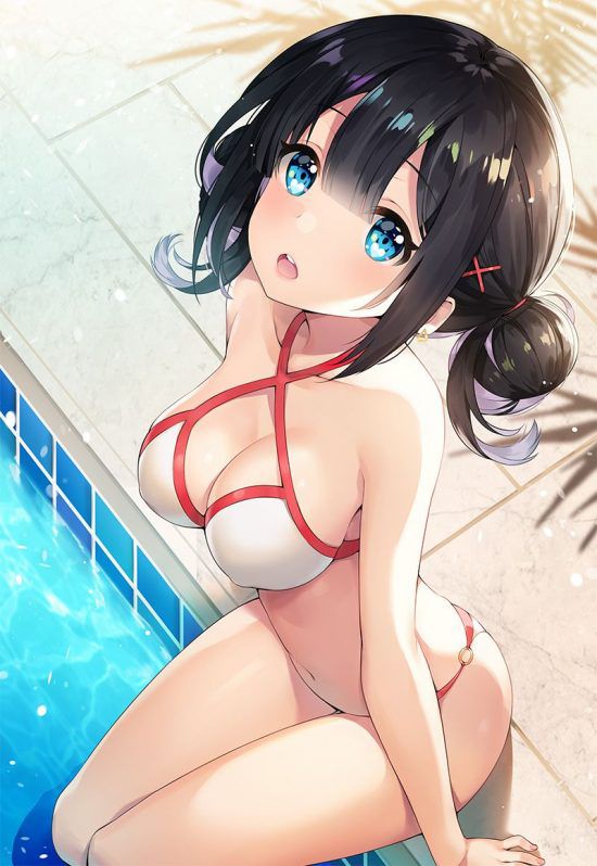 【Secondary erotic】 Here is an erotic image of a girl showing off a body in a swimsuit 1