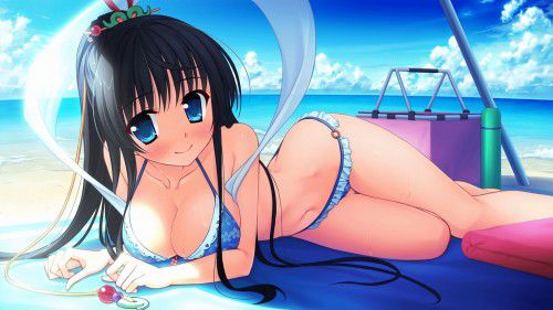【Secondary erotic】 Here is an erotic image of a girl showing off a body in a swimsuit 13
