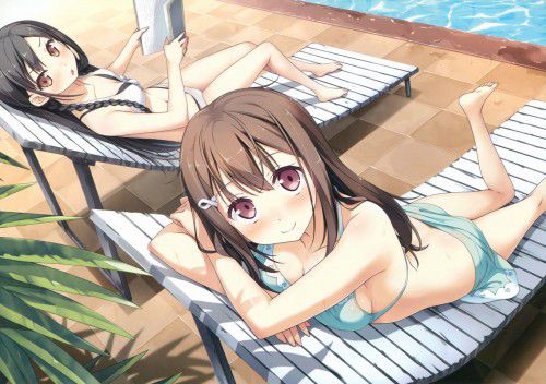 【Secondary erotic】 Here is an erotic image of a girl showing off a body in a swimsuit 22