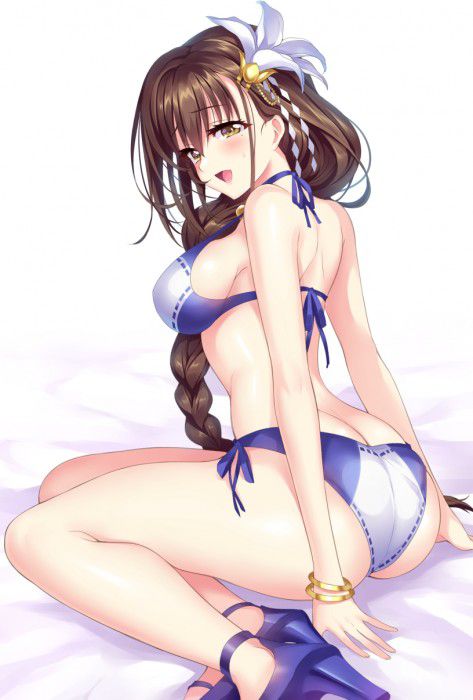 【Secondary erotic】 Here is an erotic image of a girl showing off a body in a swimsuit 3