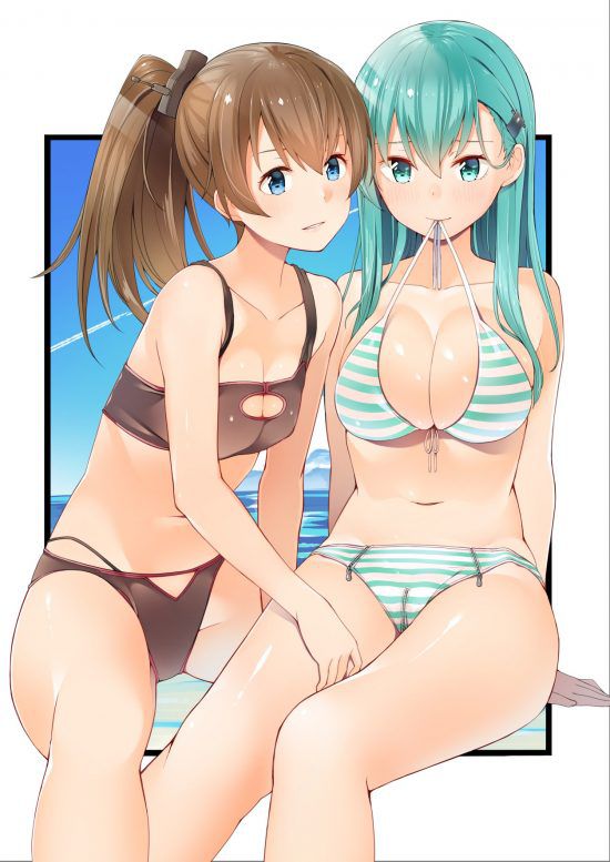 【Secondary erotic】 Here is an erotic image of a girl showing off a body in a swimsuit 31