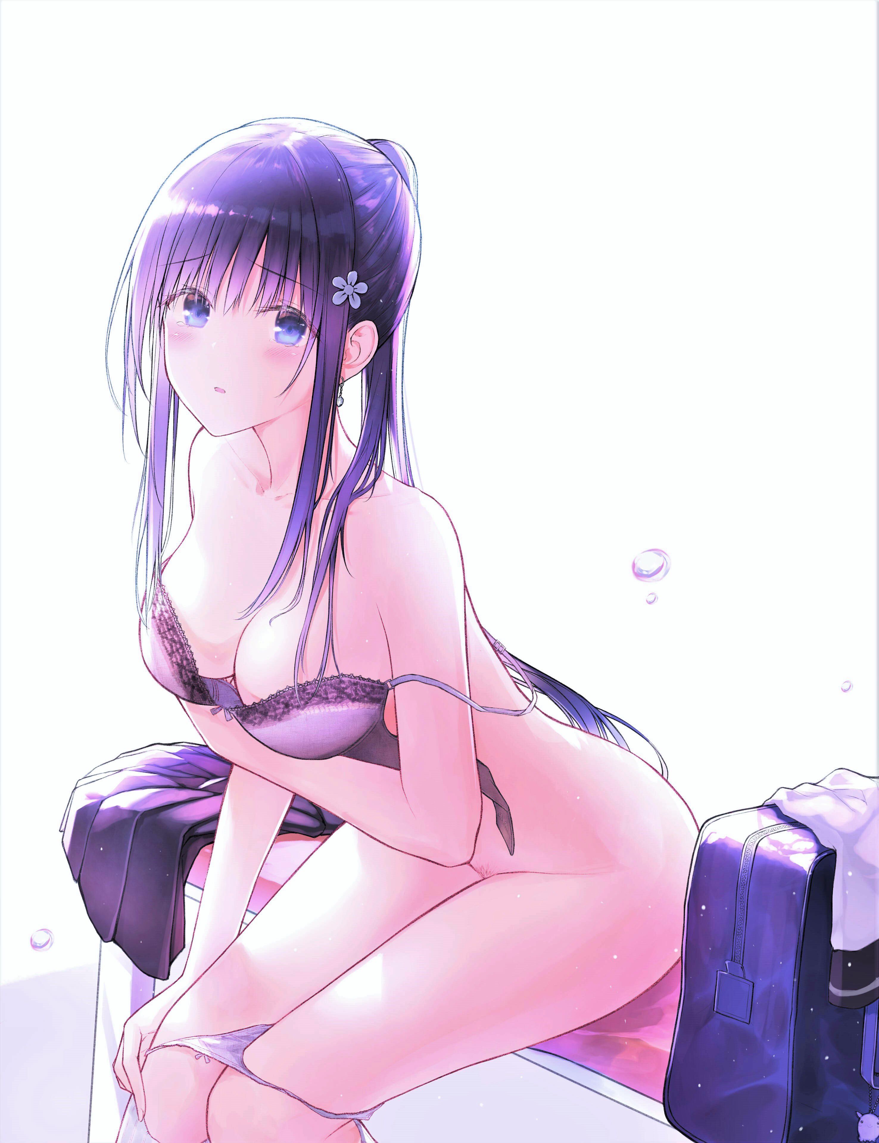 [Erotic anime summary] images collection of beautiful girls who are beautiful women with clothes taking off [50 sheets] 24