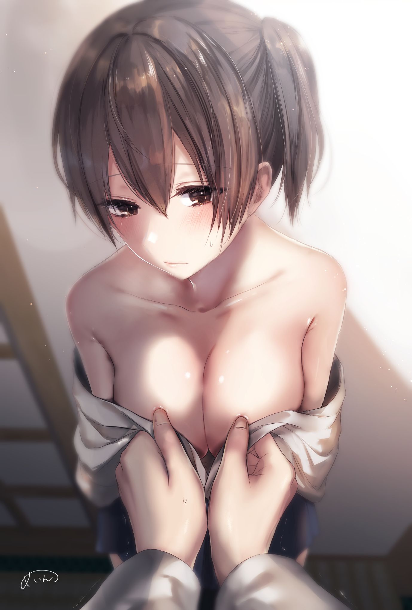 [Erotic anime summary] images collection of beautiful girls who are beautiful women with clothes taking off [50 sheets] 35